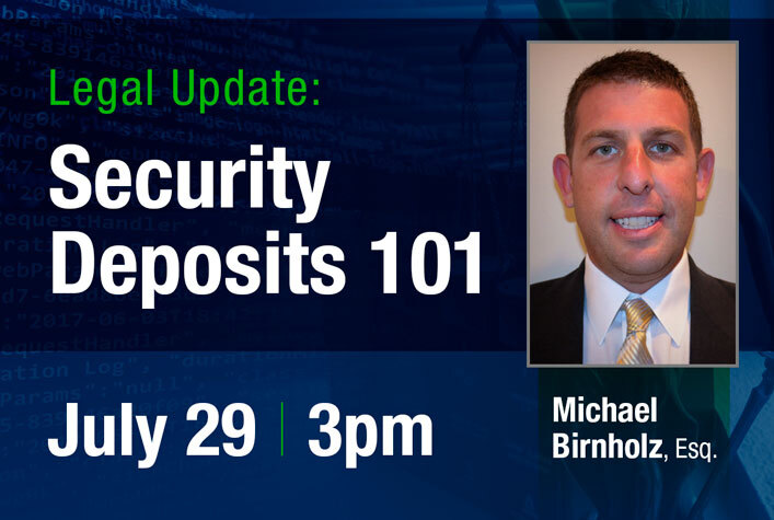 Legal Update-Security Deposits 101